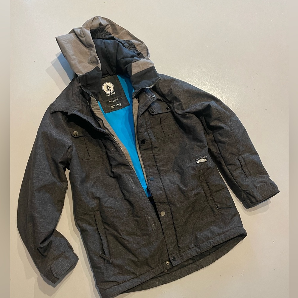 Dark grey Volcom Kids’ Ski Jacket